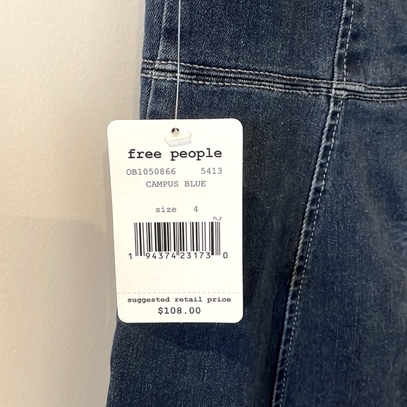 Free People Campus Blue Dress. Size 4. - Picture 4 of 4